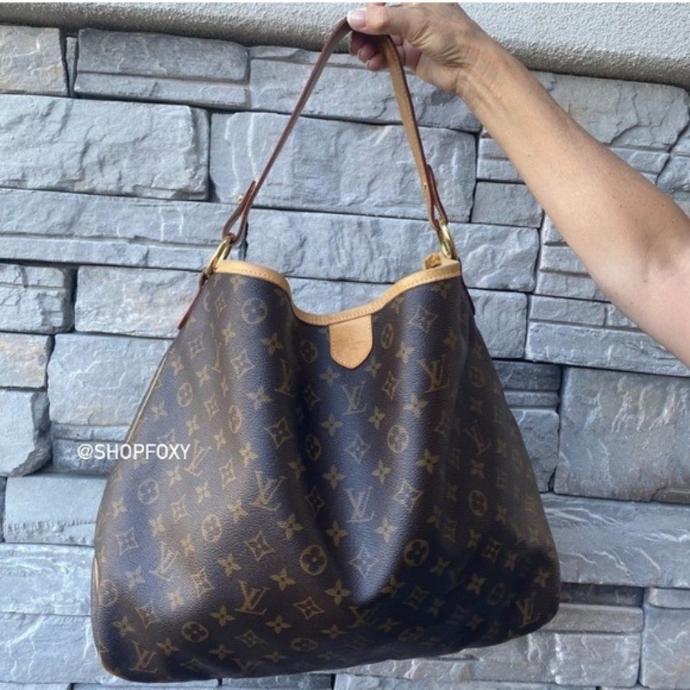 SOLD Louis Vuitton Monogram Delightful MM Hobo - Picture 1 of 16